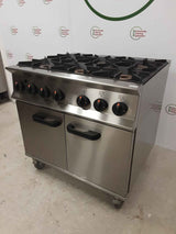 Lincat Opus 800 Six Burner Stove & Oven, Natural Gas (NCE4815)