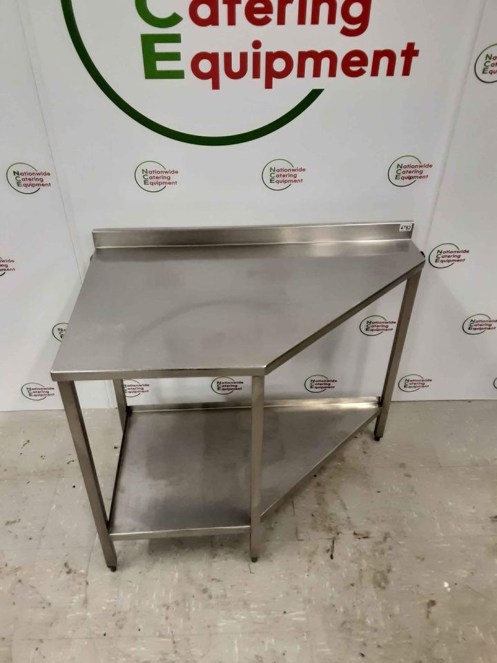 Stainless Steel Table, CLEARANCE- Angular Shape (NCE4782)