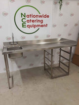 Stainless Steel Single Sink with Dishwasher Basket Racking & Appliance Space Beneath (NCE4778)