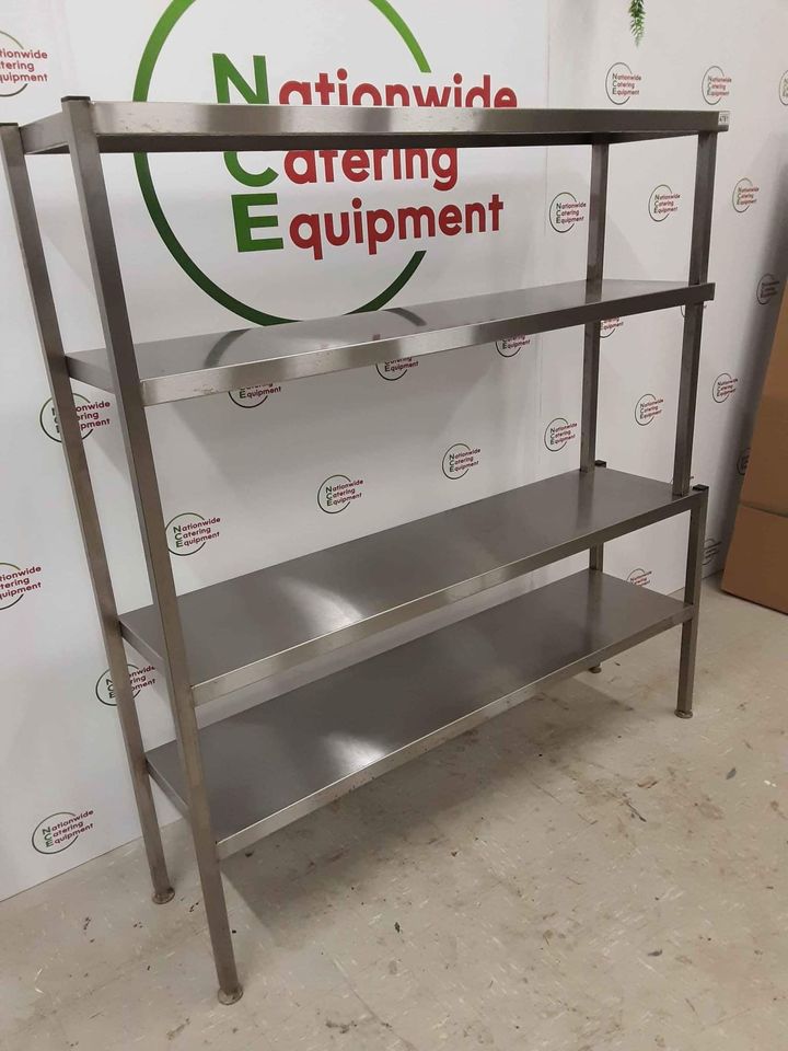 Stainless Steel Four Tier Shelving Unit (NCE4781)