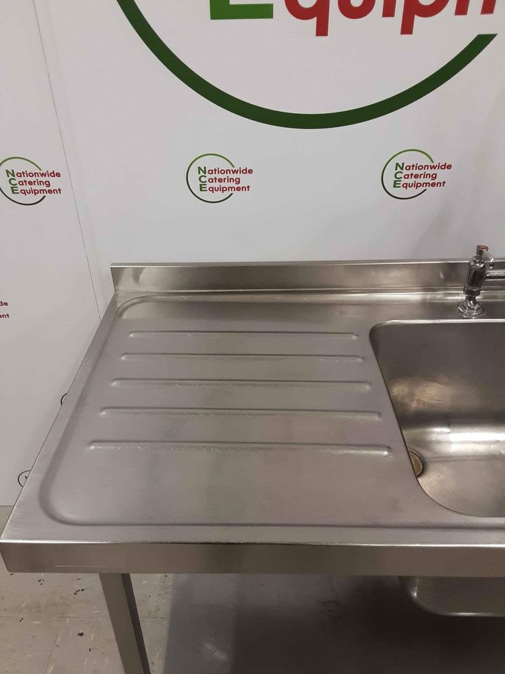 Stainless Steel 120cm Single Sink With Pre-Wash Spray (NCE4780)