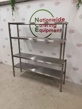 Stainless Steel Four Tier Shelving Unit (NCE4781)