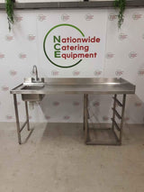 Stainless Steel Single Sink with Dishwasher Basket Racking & Appliance Space Beneath (NCE4778)