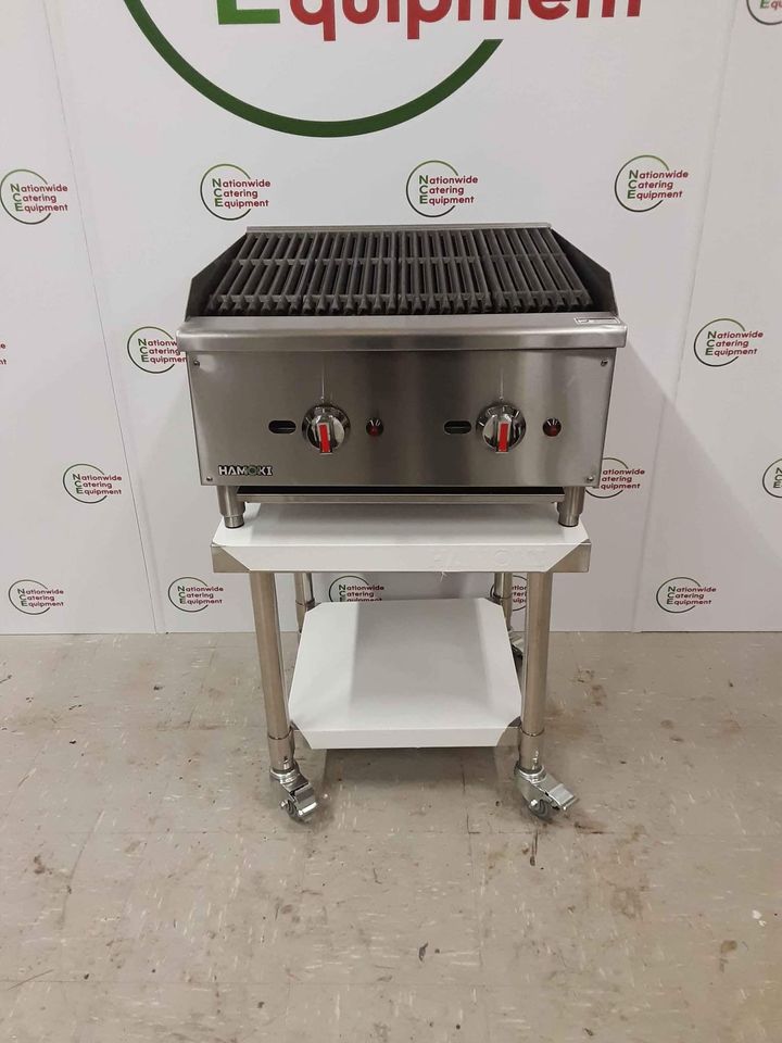 Hamoki 60cm/Dual Control Tabletop Char-Grill, Natural Gas (NCE4786)