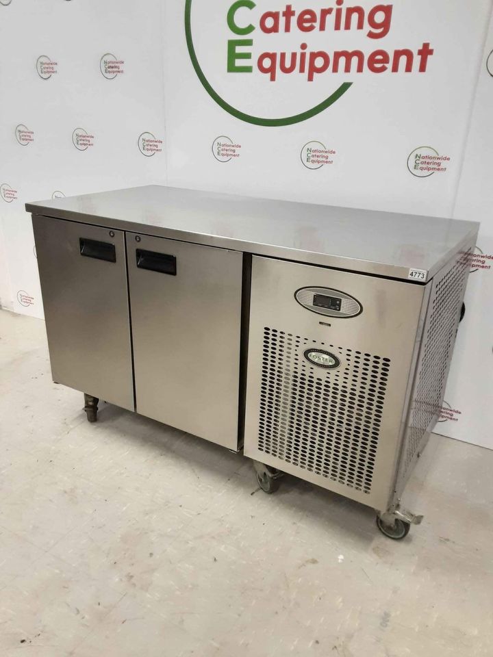 Foster Two Door Flat Counter Fridge, 142cm (NCE4773)