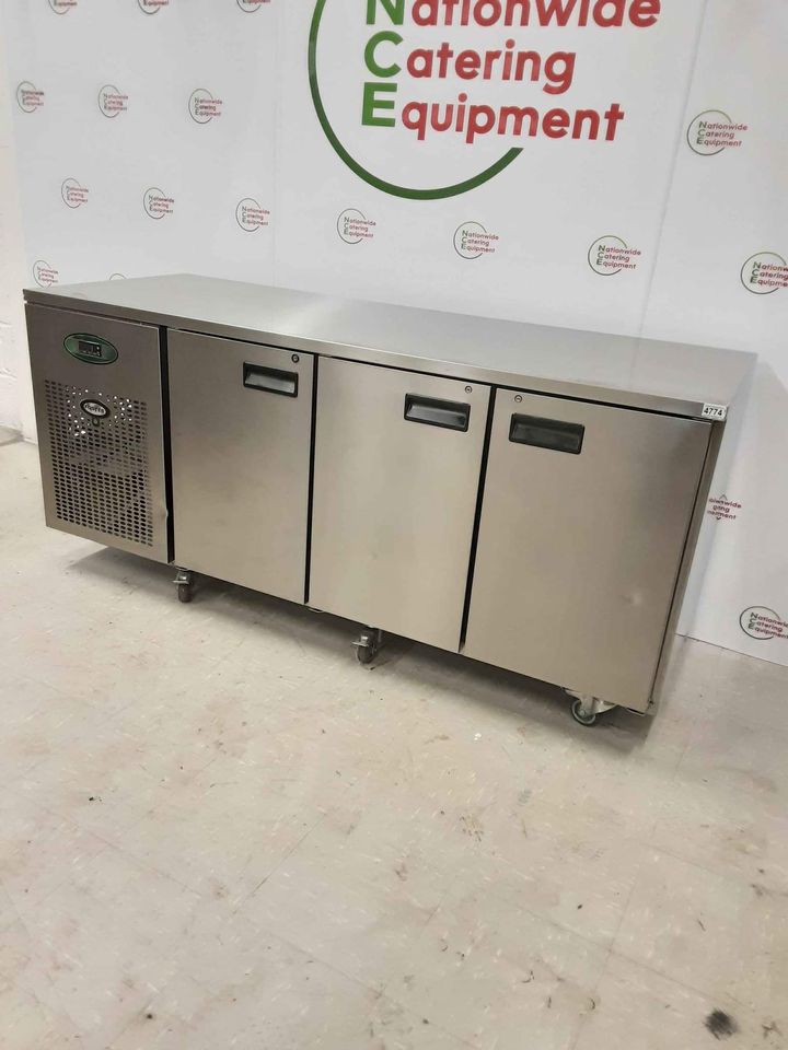 Foster Three Door Flat Counter Fridge, 187cm (NCE4774)