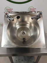 Stainless Steel Used Hand Wash Basin With New Lever Taps (NCE4792)