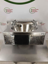 Stainless Steel Used Hand Wash Basin With New Lever Taps (NCE4792)