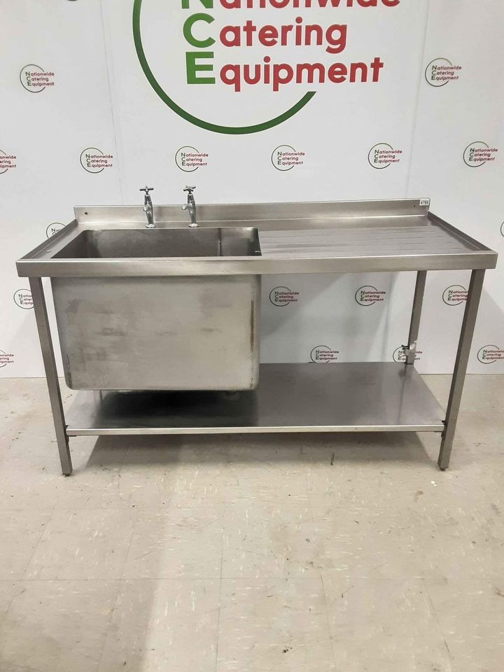 Stainless Steel 150cm Single Sink, Extra Large Bowl (NCE4795)