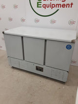 Hamoki Three Door Counter Fridge, Motor Beneath (NCE4804)