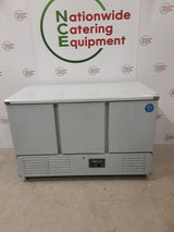 Hamoki Three Door Counter Fridge, Motor Beneath (NCE4804)