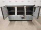 Hamoki Three Door Counter Fridge, Motor Beneath (NCE4804)