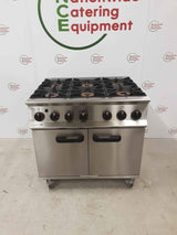 Lincat Opus 800 Six Burner Stove & Oven, Natural Gas (NCE4815)