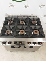 Lincat Opus 800 Six Burner Stove & Oven, Natural Gas (NCE4815)