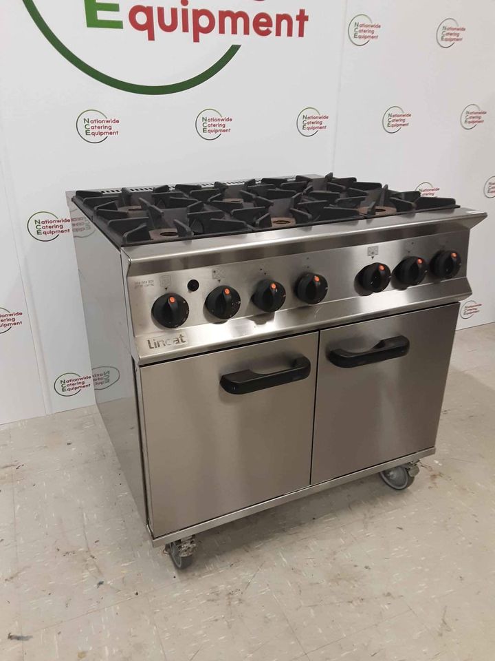 Lincat Opus 800 Six Burner Stove & Oven, Natural Gas (NCE4815)