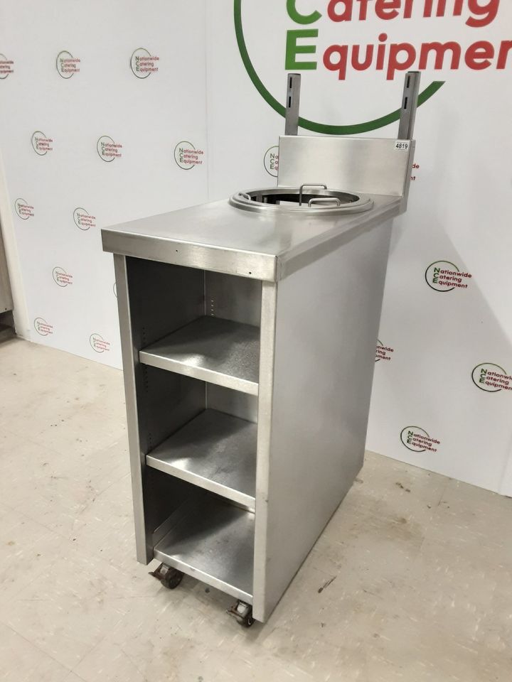 Stainless Steel Ambient Plate Storage Mobile Table (NCE4819)