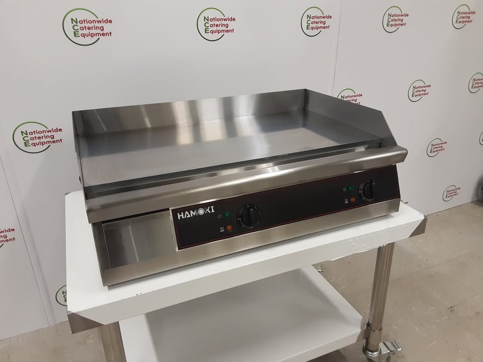 Hamoki 75cm Chrome Table Top Electric (13amp) Griddle (NCE4816)