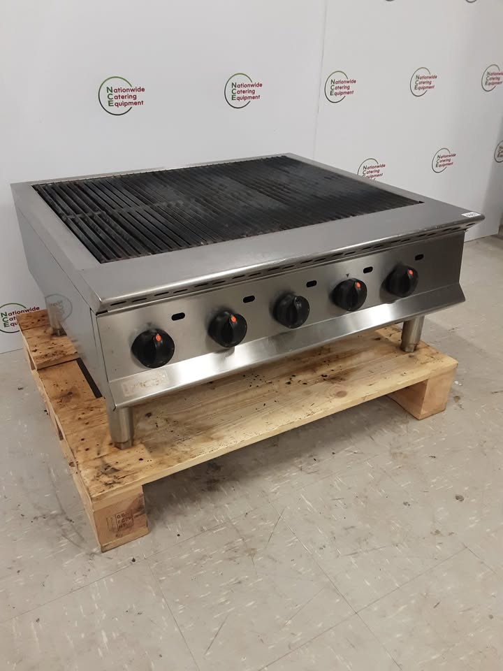 Lincat 90cm/Five Burner Tabletop Natural Gas Char-Grill (NCE4867)