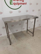 Stainless Steel Table With Appliance Space 120cm x 65cm (NCE4833)