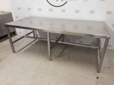 Stainless Steel Extra Deep Table 234x112cm (NCE4828)