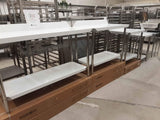 Hamoki 180x70cm Stainless Steel Table With Upstand (NCE5526)