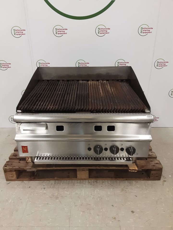 Falcon Dominator Tabletop 90cm/Three Burner LPG Char-Grill (NCE4866)