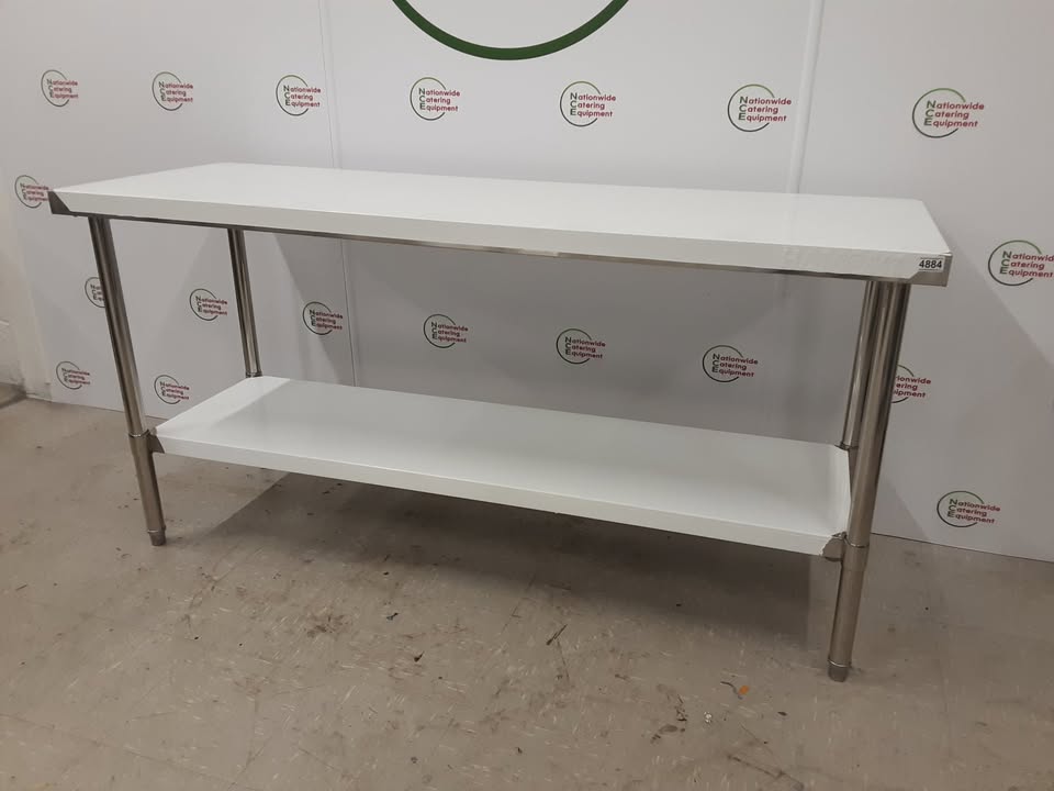 Hamoki Stainless Steel Centre (No Upstand) 180cm Table (NCE4884)