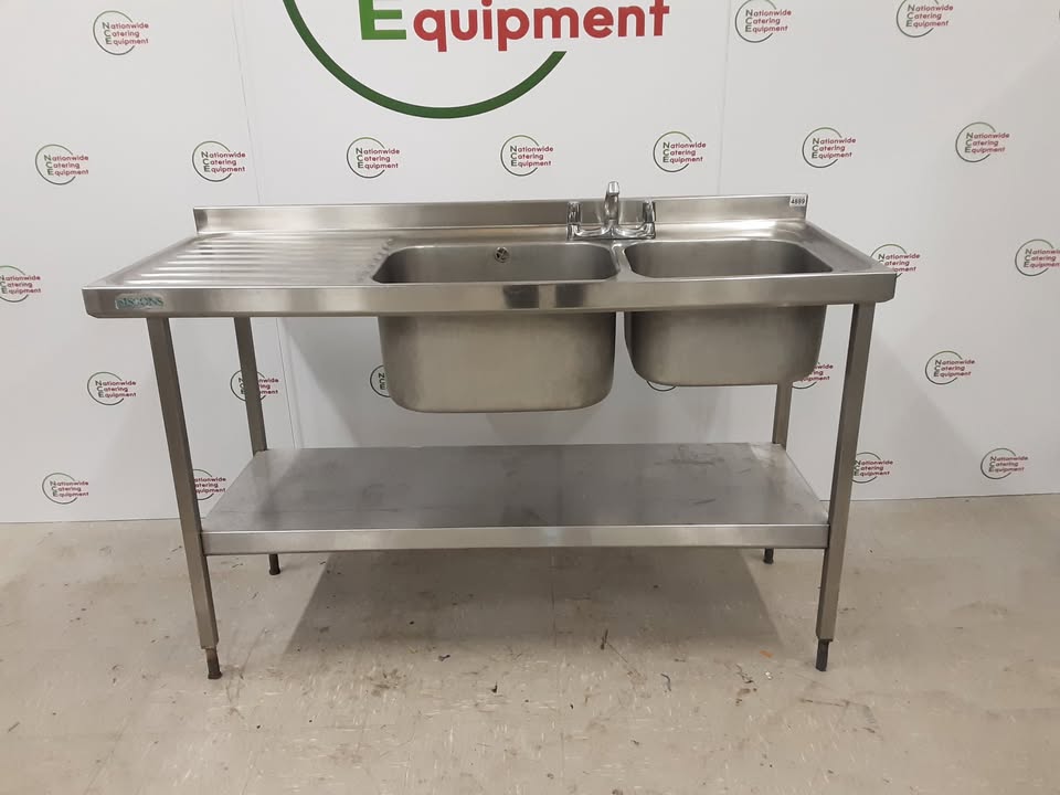 Stainless Steel Double Sink, 150cm (NCE4889)