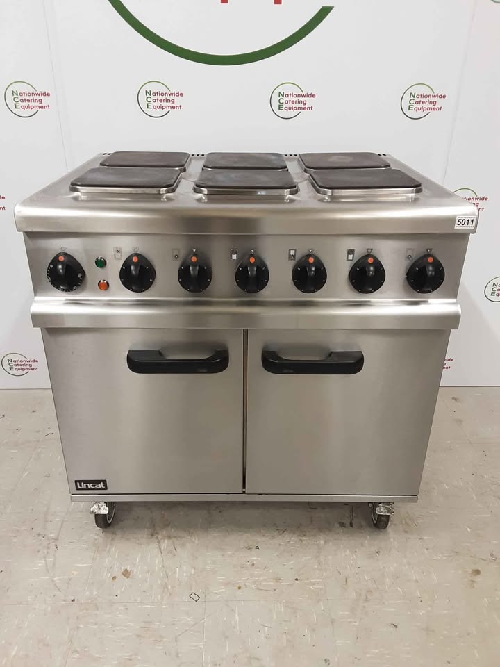 Lincat Opus Six Burner & Oven Electric Stove -  3 phase (NCE5011)