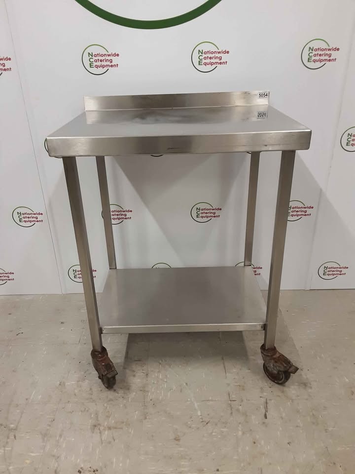 Stainless Steel Table On Wheels 70x50cm (NCE5054)