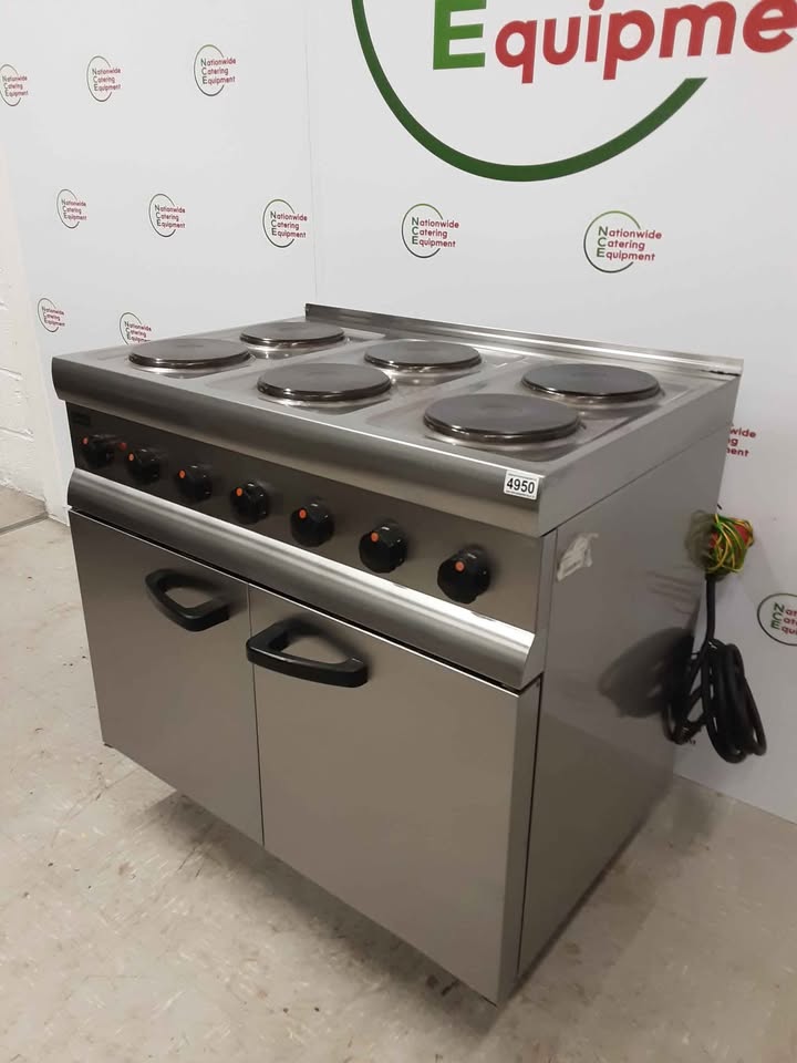 Lincat Six Burner Electric Stove and Oven (NCE4950)