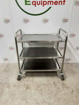 Stainless Steel Three Tier Trolley (NCE4970)