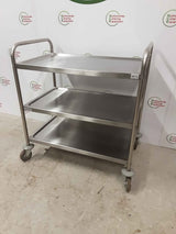 Stainless Steel Three Tier Trolley (NCE4970)