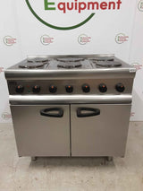 Lincat Six Burner Electric Stove and Oven (NCE4950)