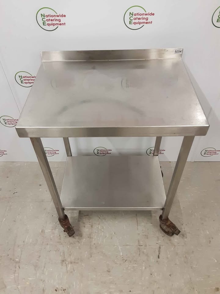 Stainless Steel Table On Wheels 70x50cm (NCE5054)