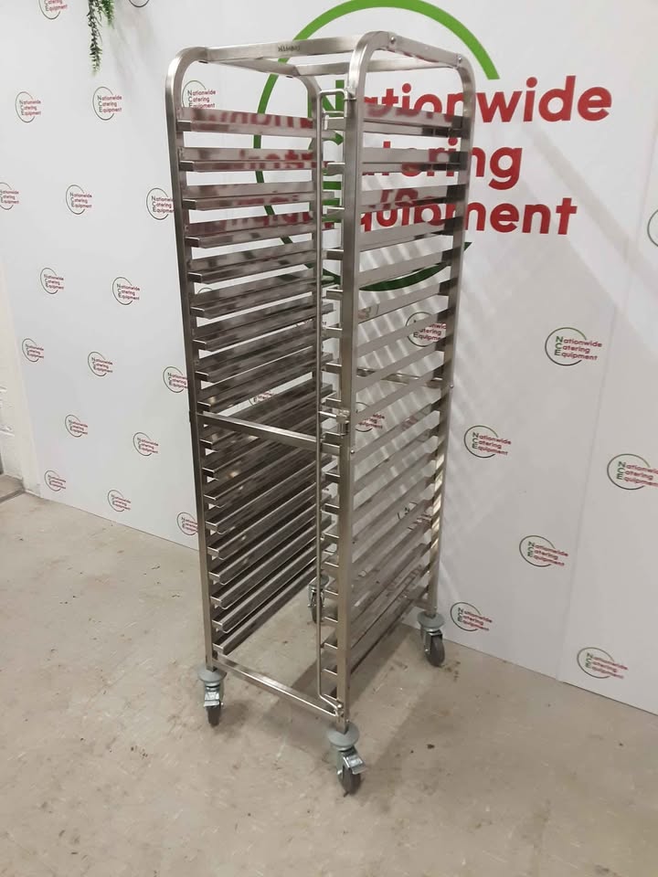 Hamoki Multifunctional Gastronorm/40x60cm Storage Trolley/Rack-18 Trays (NCE5065)