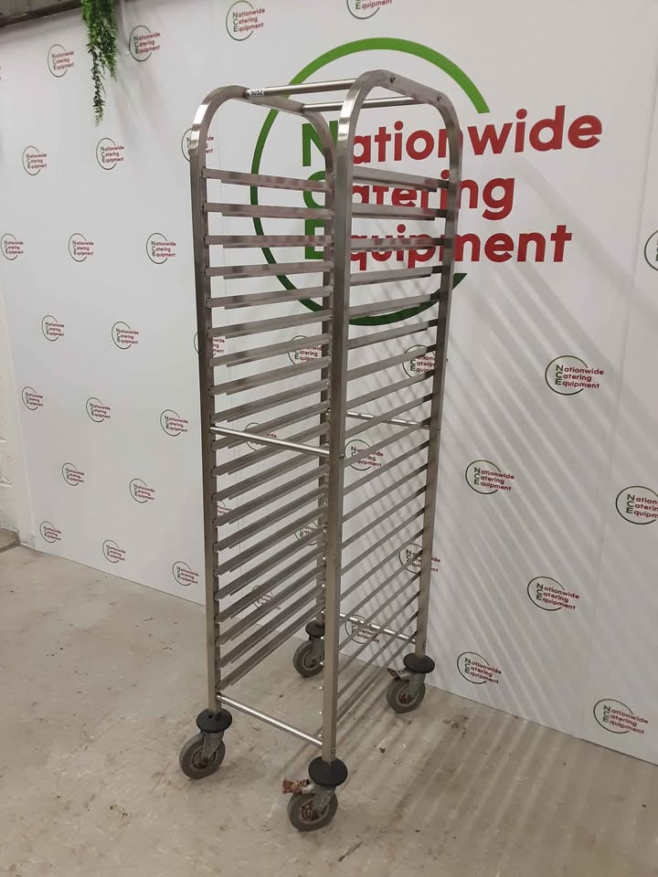 Stainless Steel Gastronorm Storage Trolley / Rack 20 x 1/1GN (NCE5052)