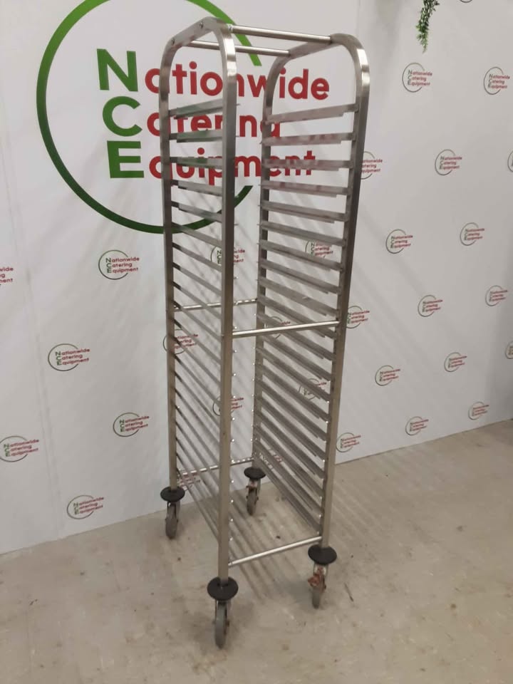 Stainless Steel Gastronorm Storage Trolley / Rack 20 x 1/1GN (NCE5052)