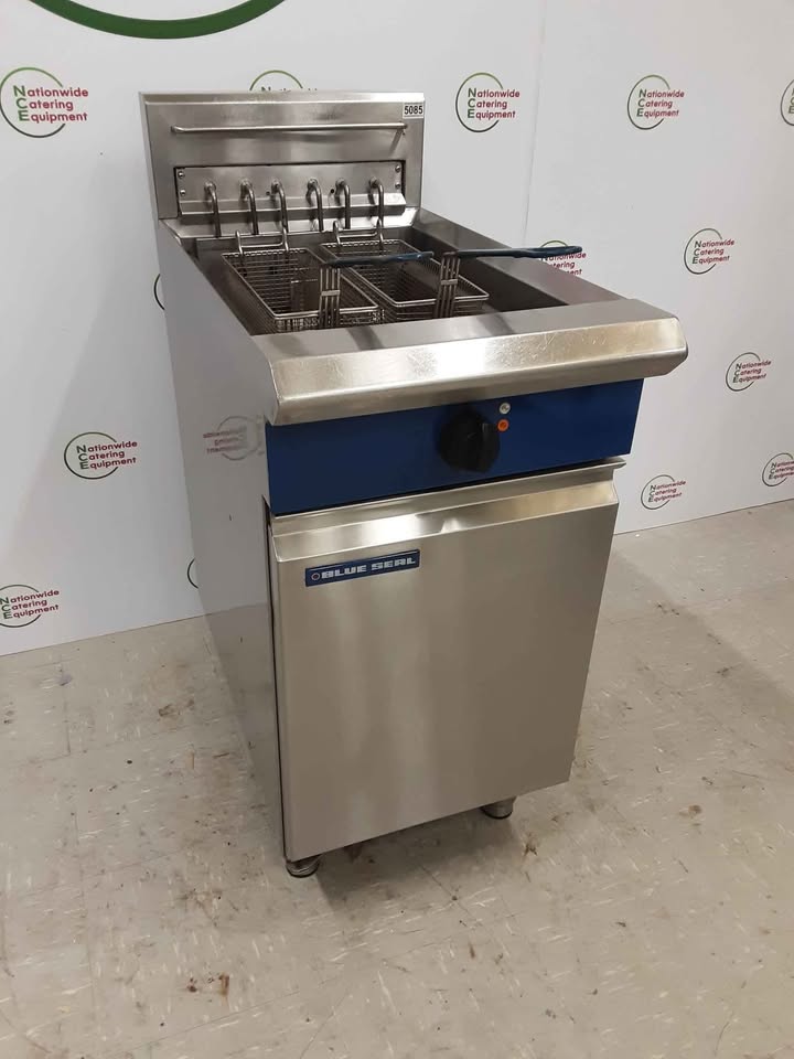 Blue Seal Electric Single Tank / Double Basket 45cm Fryer, Model- E43 (NCE5085)