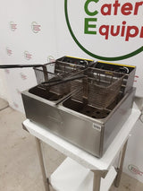 Buffalo Tabletop Twin Tank Electric Fryer 2 x 13amp (NCE5080)