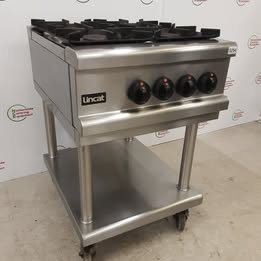 Lincat Opus Four Burner Stove On Stand / Trolley, Natural Gas, Model-OG7003/N (NCE5254)