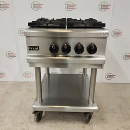 Lincat Opus Four Burner Stove On Stand / Trolley, Natural Gas, Model-OG7003/N (NCE5254)