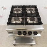 Lincat Opus Four Burner Stove On Stand / Trolley, Natural Gas, Model-OG7003/N (NCE5254)