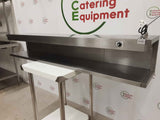 Stainless Steel Wall Hung Two Tier (One Heated) Gantry, 180cm (NCE5183)
