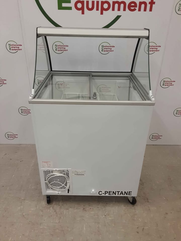 Tefcold IC200SC Canopy Ice-Cream Scooping Freezer- 4 Napoli Capacity (NCE5270)