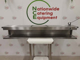 Stainless Steel Wall Hung Two Tier (One Heated) Gantry, 180cm (NCE5183)