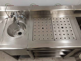 Stainless Steel IMC Cocktail Station / Sink, 250cm (NCE5442)