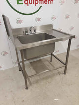 Stainless Steel 100cm Single Sink, Large Basin (NCE5455)