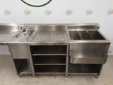 Stainless Steel IMC Cocktail Station / Sink, 250cm (NCE5442)