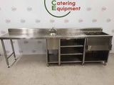 Stainless Steel IMC Cocktail Station / Sink, 250cm (NCE5442)